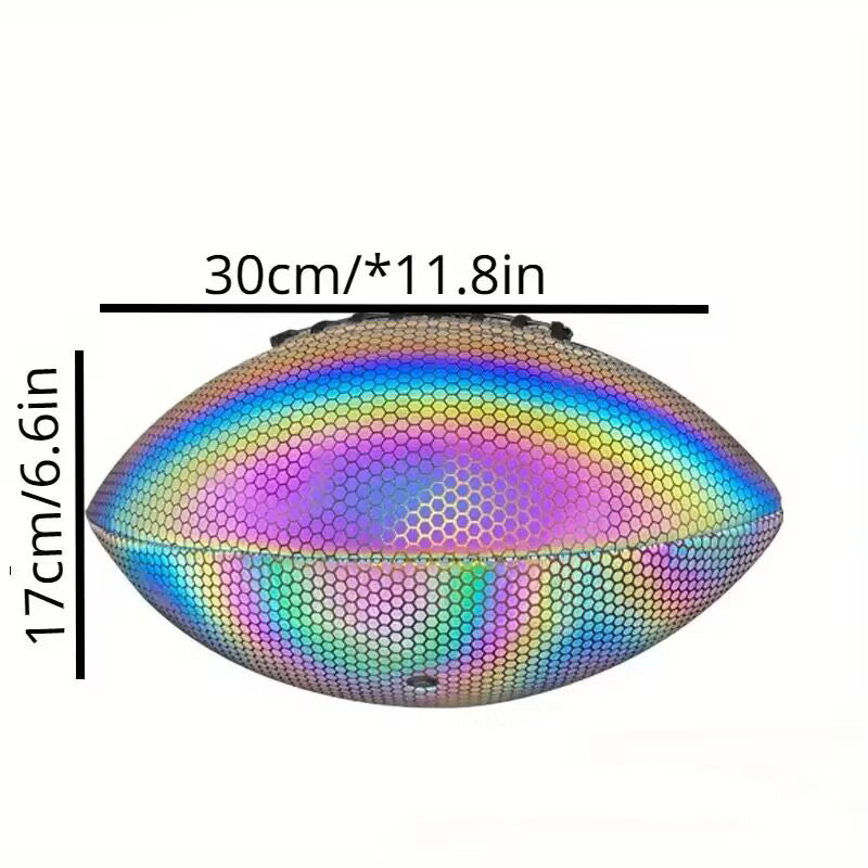 Taille 9 American Glowing Rugby A Dult Youth Training Game Ball Lumière lumineuse vers le haut réfléchissant