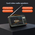 Home Radio pour personnes âgées Full Band Bluetooth Speaker HD Video Player