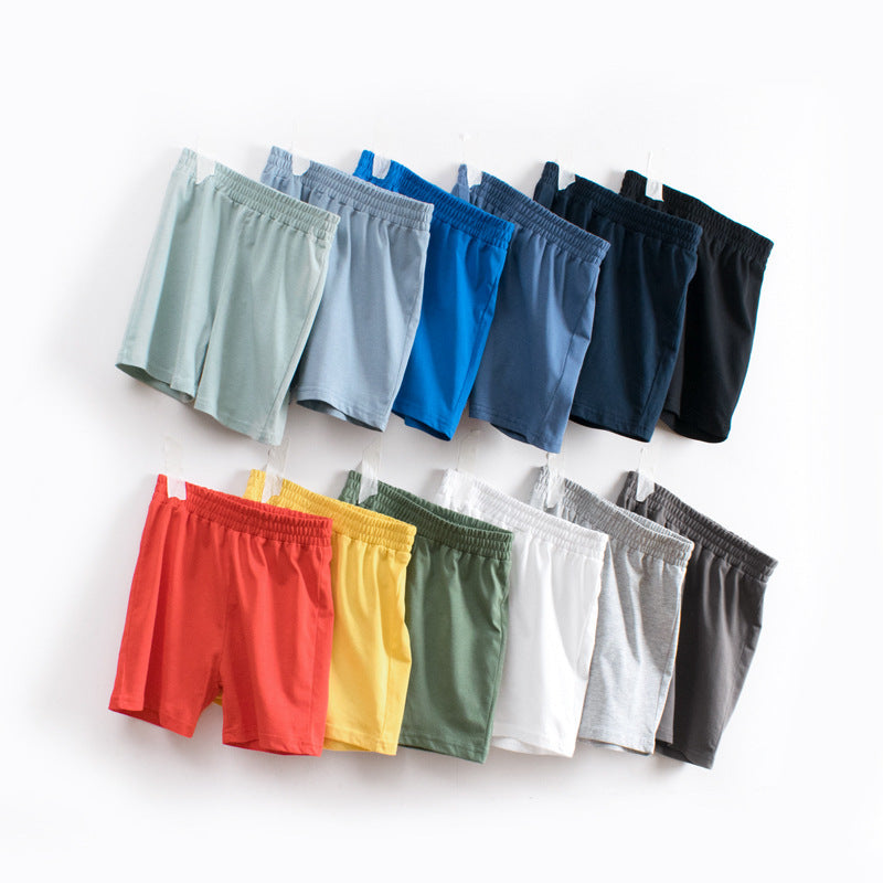 Short Capri pour enfants de couleur solide