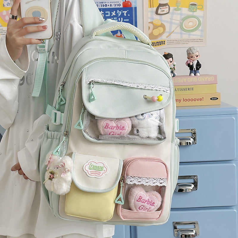 Petits élèves du secondaire Sac à dos élégant avec grande capacité