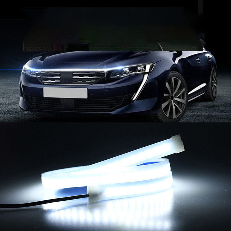 Couverture de moteur automobile à travers l'atmosphère de l'écran de lumière de course quotidienne Led