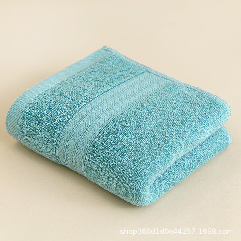 Pure coton extra-épaisseur adulte serviette visage couleur unie peigné long-staple cotonsoft et Hig