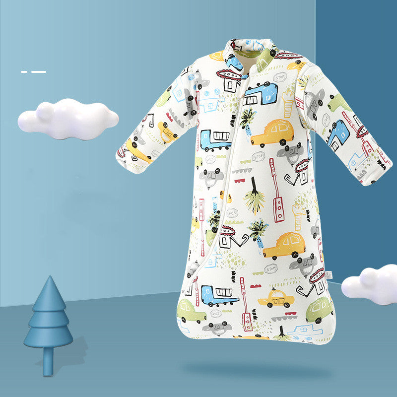 Couverture antidérapante Coton pour enfants épais Sac de couchage en une seule pièce