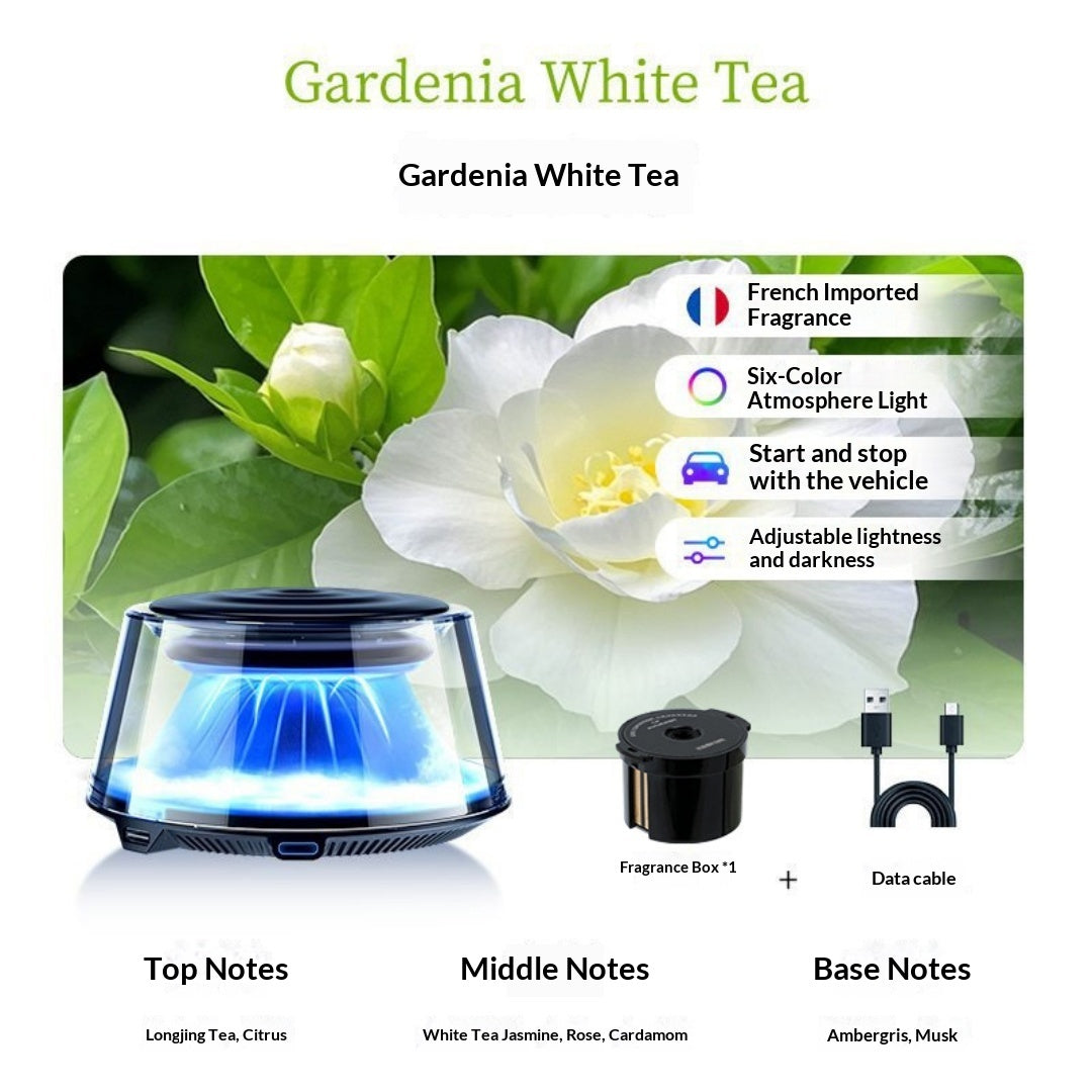 Vaporisateur automatique d'aromathérapie sur voiture de montagne