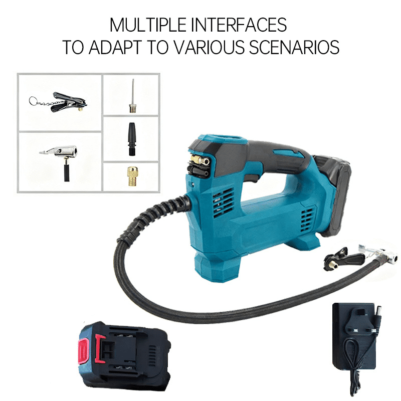 Compresseur d'air portable 5000PSI avec jauge de pression numérique