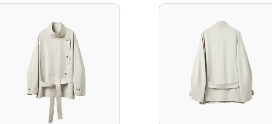 Designer-style double-arm jacket for small figurines