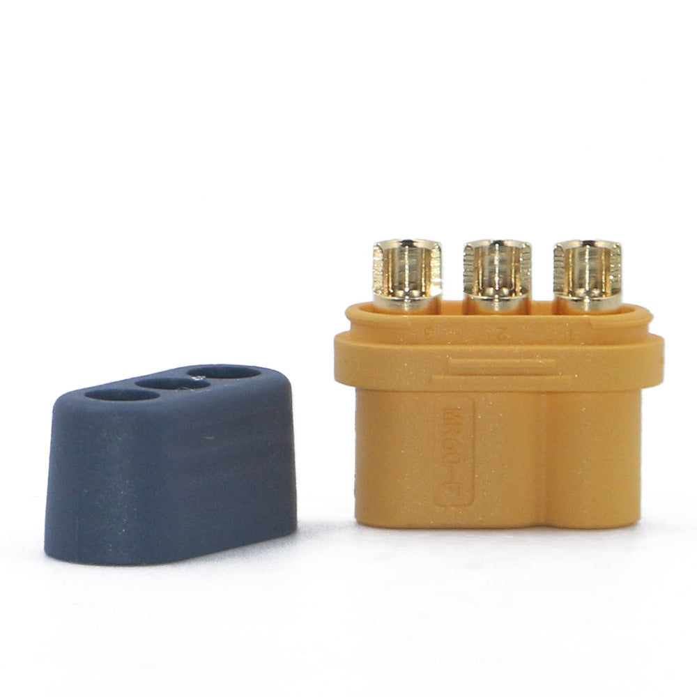Connecteur de prise modèle à trois cœurs