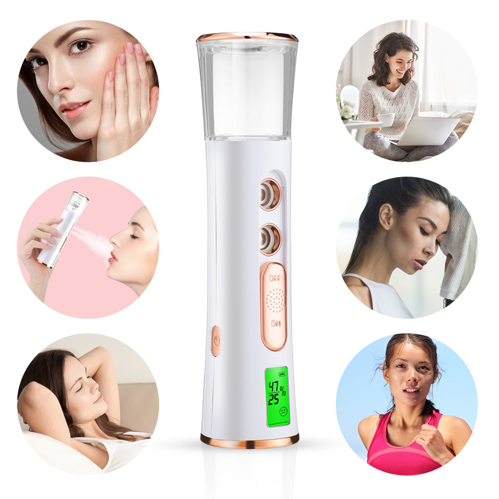 Vaporisateur à froid Hydratant visage Négatif Ion Humidificateur
