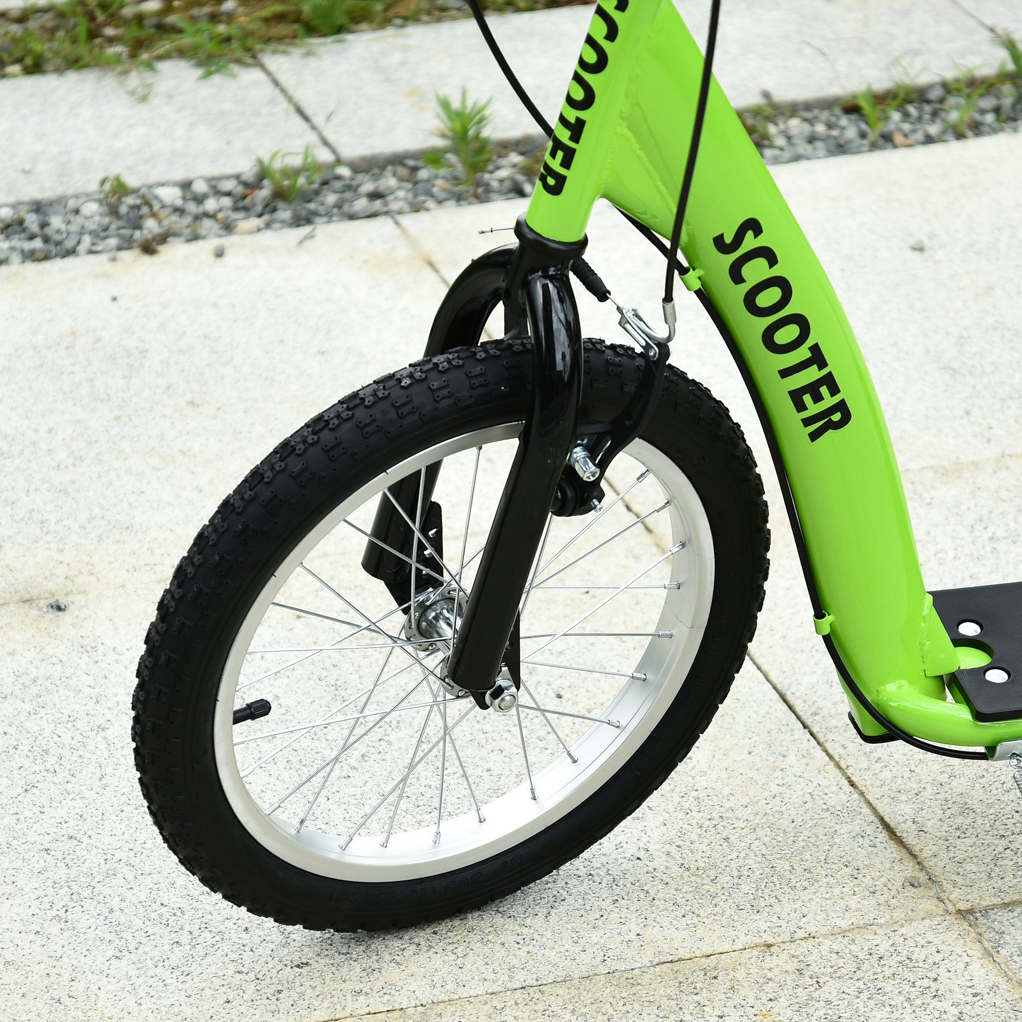 Scooter jeune avec barre réglable