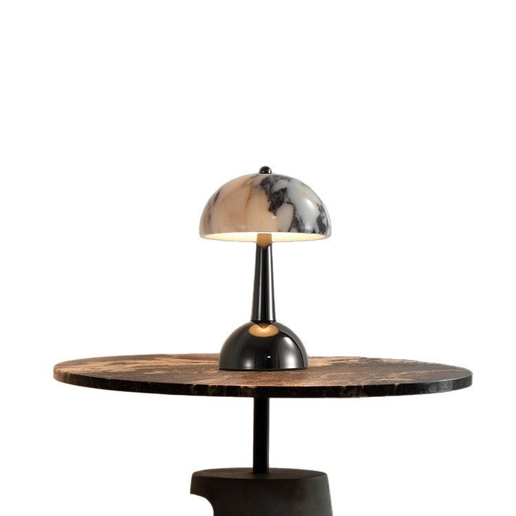 Lampe de table en marbre Baogeli personnalisée et créative en forme de champignon avec capteur tactile