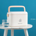 Boîte de médecine domestique grand blanc + rose-1 pièce