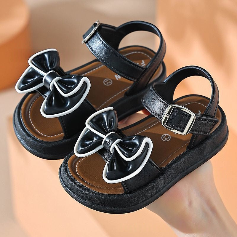 Enfants Fashionable Casual Sandales plates pour les filles