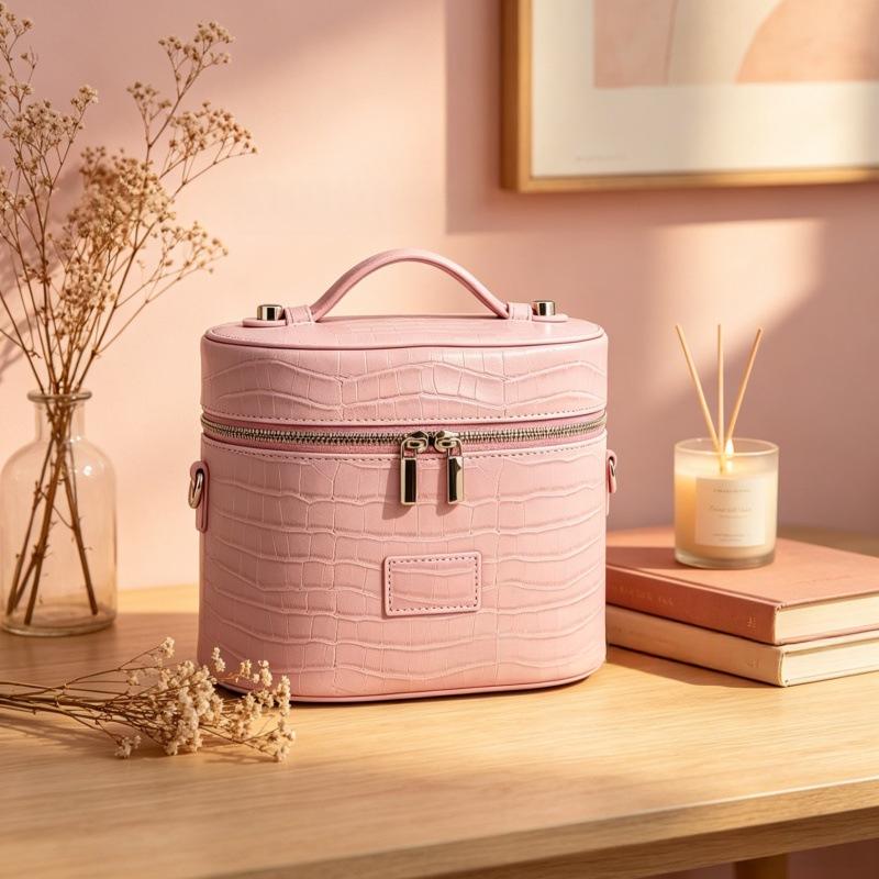 Crocodile-Imprimer Stylier grand-capacité sac cosmétique portable