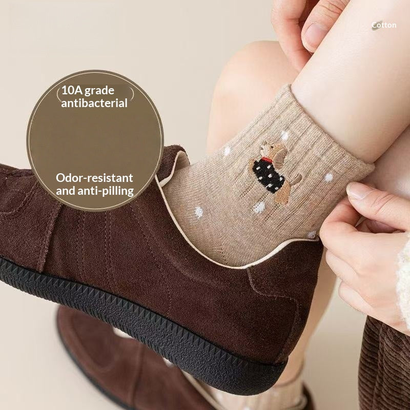 Chaussettes désodorisantes et antibactériennes pour femmes