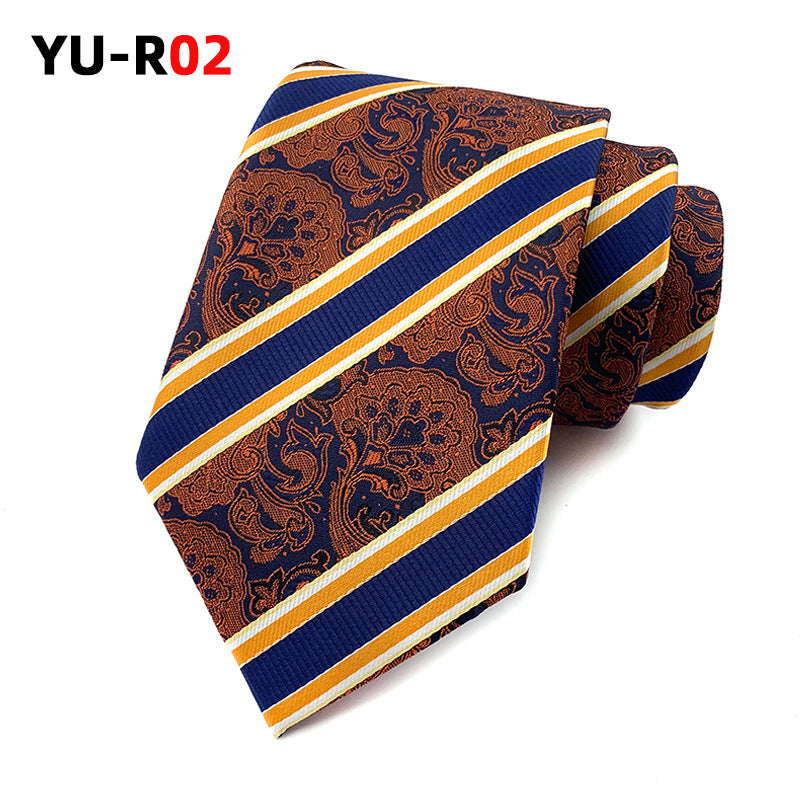 British Gentleman style rayé Mens Tie pour les costumes et Streetwear Coordination