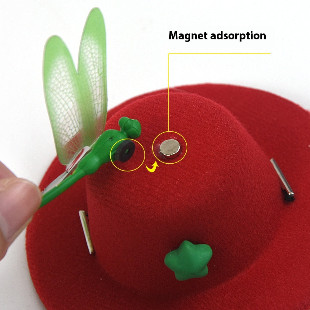 Chapeau pour animaux de compagnie réglable de mode créative