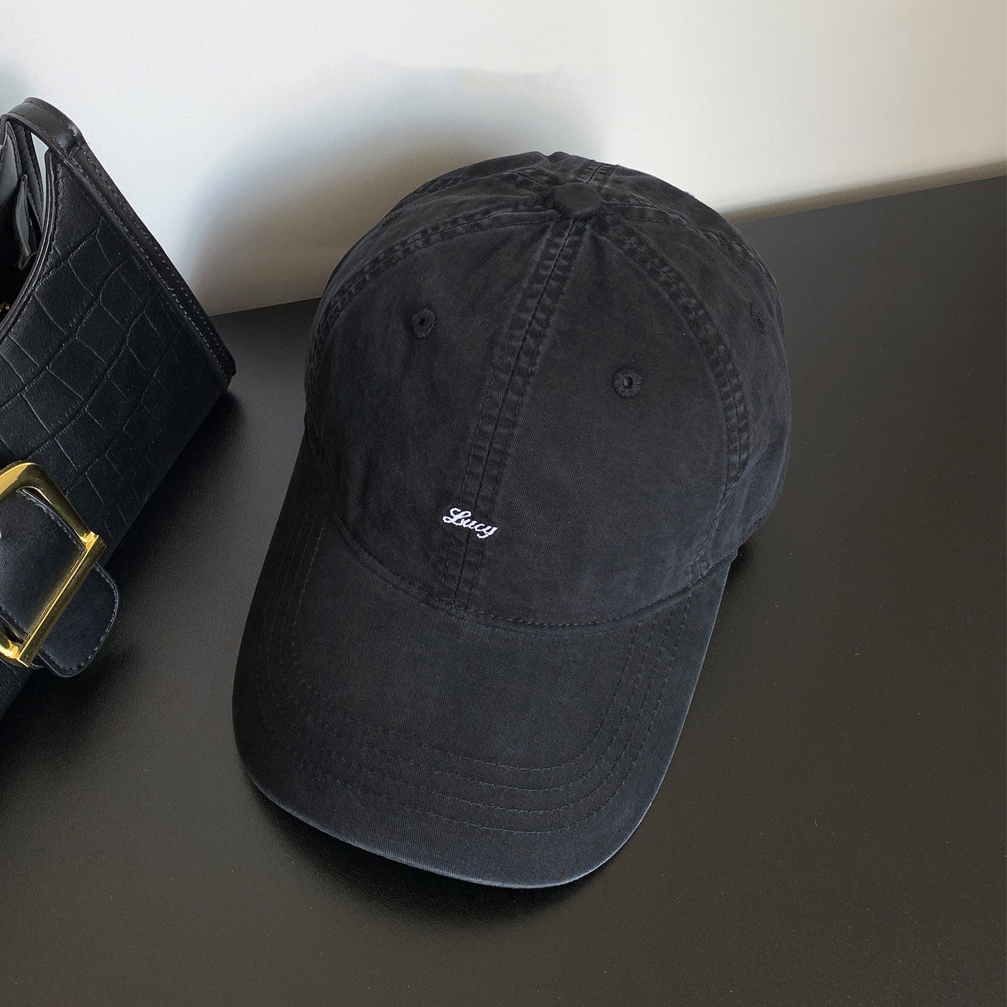 Casquette de baseball pour femmes, lavée à l'eau