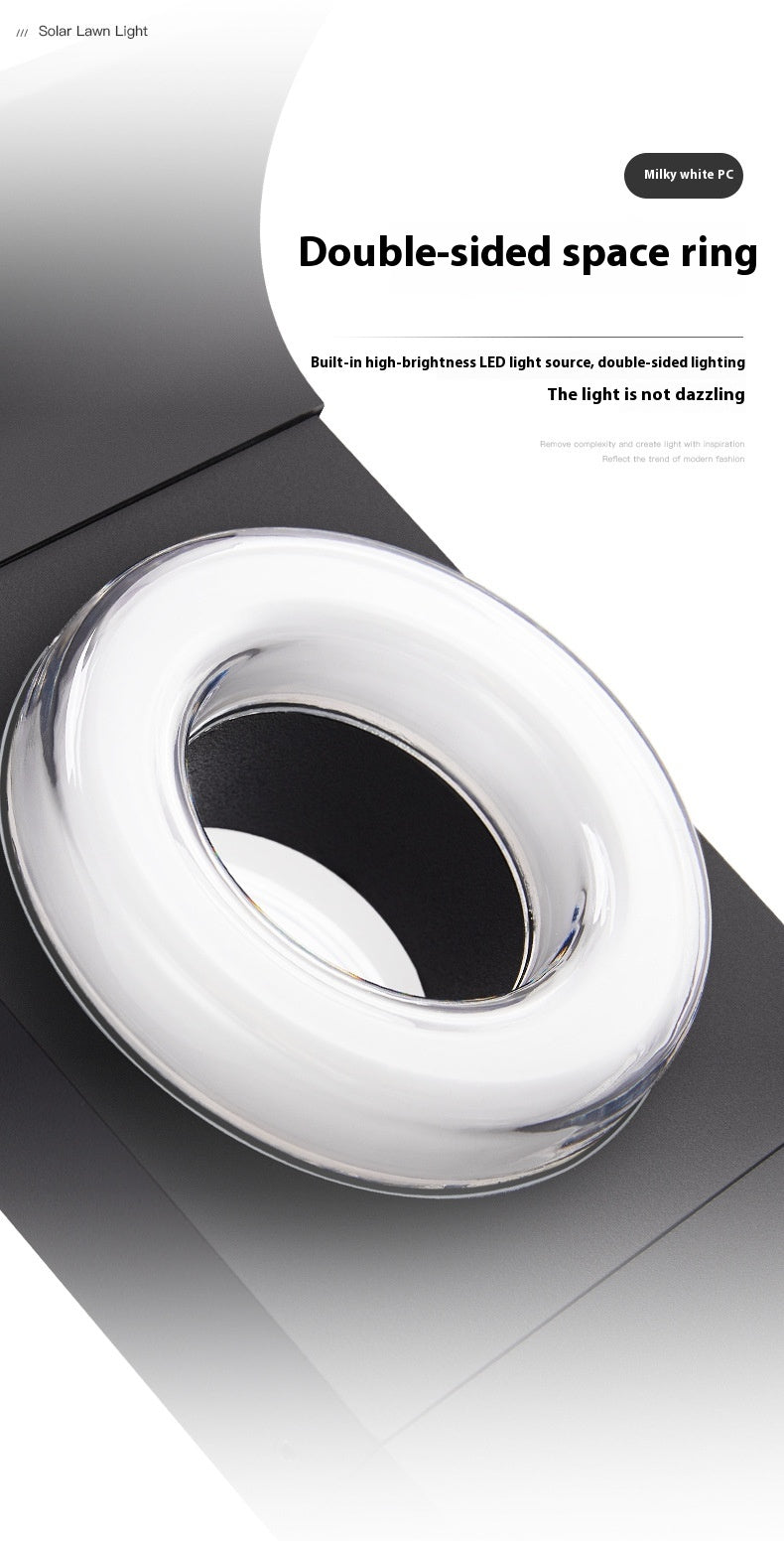 Lumières de pelouse solaire pour la décoration extérieure de la cour