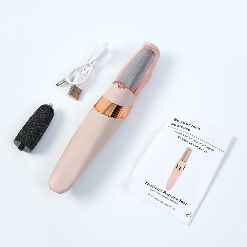 Callus et Dead Skin Remover Foot Scrubber Mini Fichier de pied électrique rechargeable