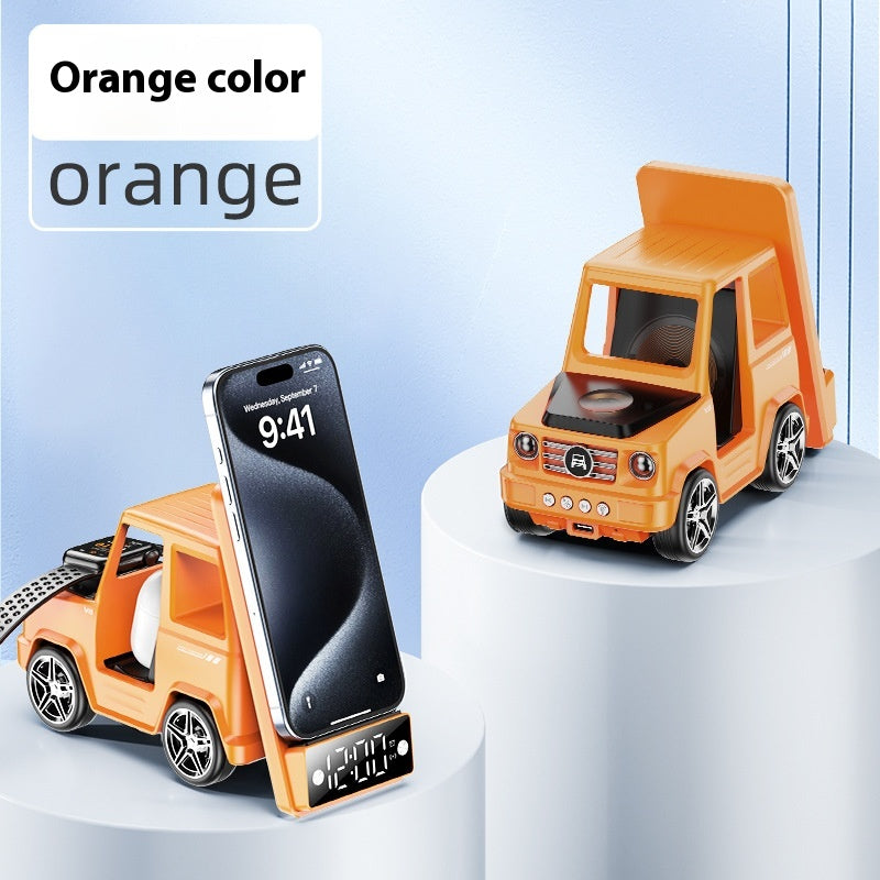 Chargeur d'écouteur de bureau sans fil pour téléphone mobile créatif