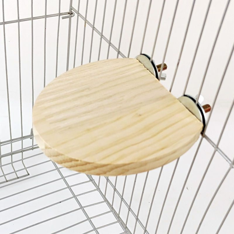 Escalade et jeu Bird Cage Accessoires Toy Solid Wood Jumping Platform Standing Board