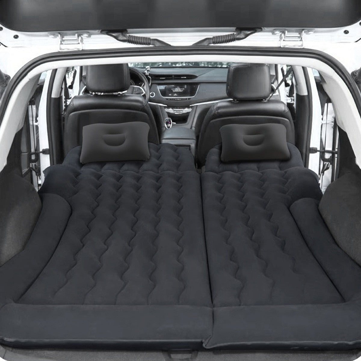 Voiture SUV Air Bed Sleep Travel Matelas gonflable Siège Coussin Mat Camping W Pompe