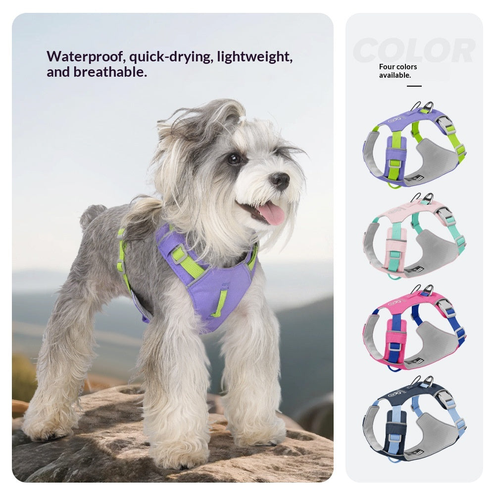 Harnais de chien à séchage rapide multifonctionnel