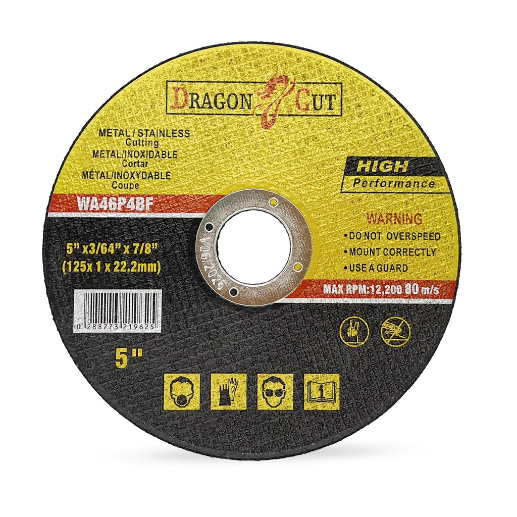 50 X 125mm ULTRA THIN 1mm MÉTAL CUTING BLADE DISC POUR ACIER ET ANGLE DE CARBURANT