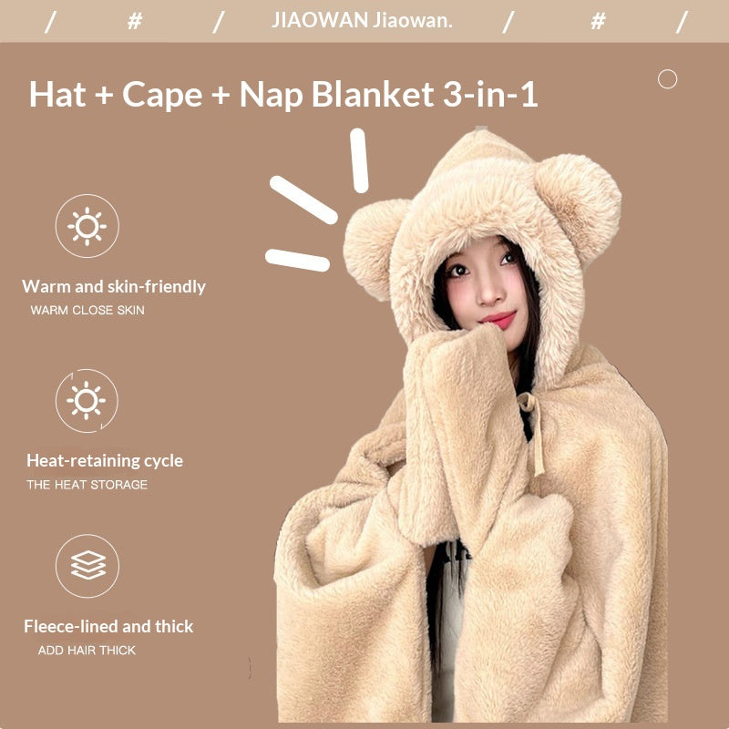 Couverture chaude épaisse pour l'automne et le cap de couverture de Nap