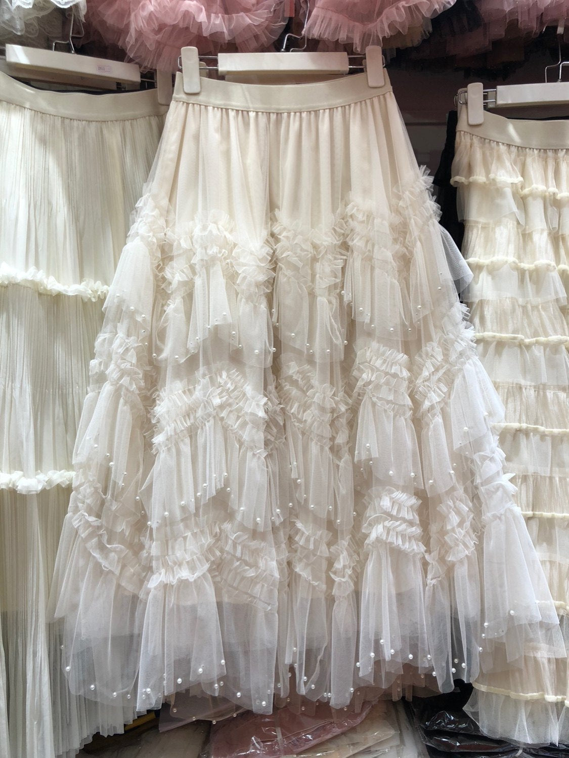 Robe de Maxi à trois niveaux pour femmes