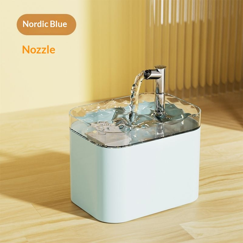 Fontaine d'eau pour animaux filtrant automatique