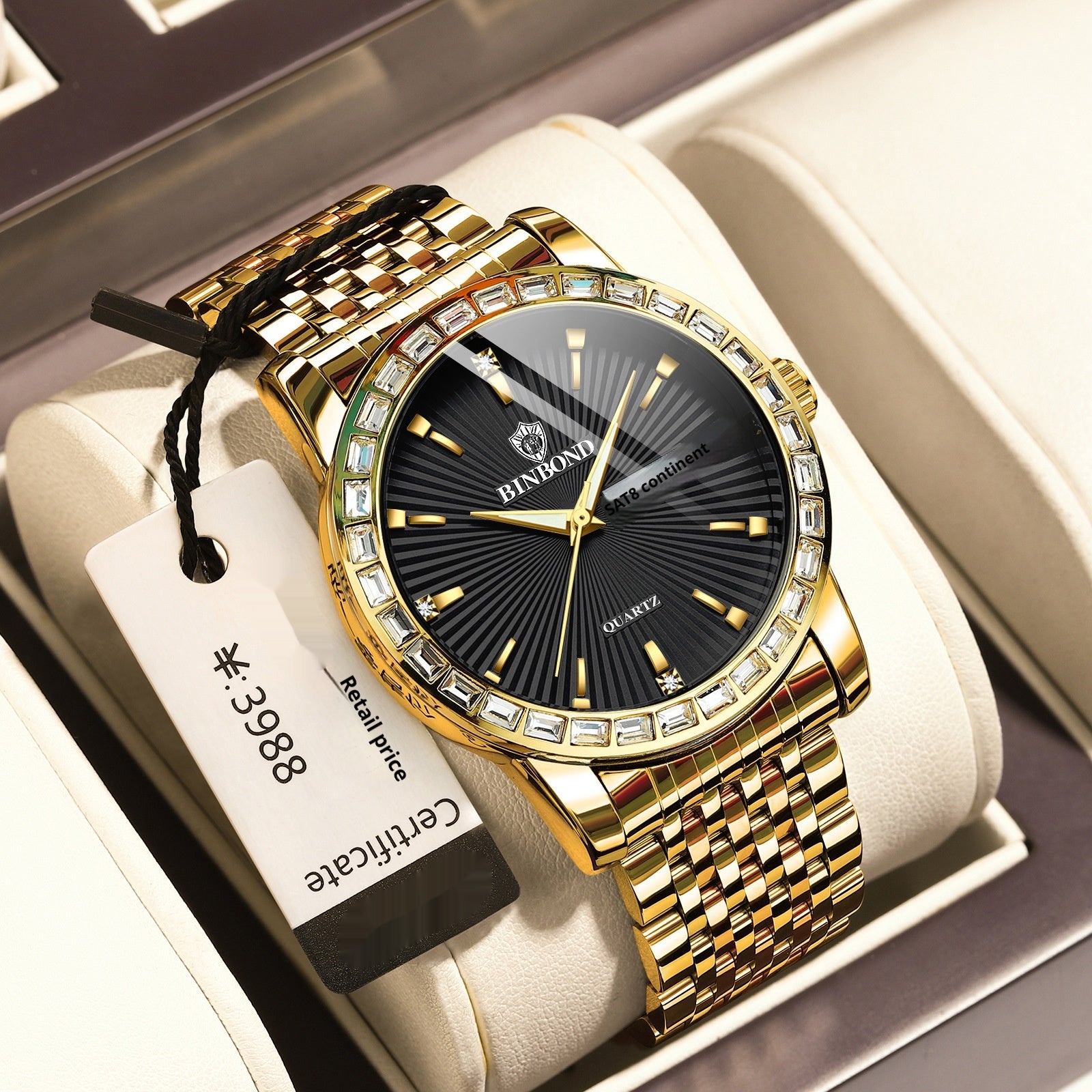 Montre pour hommes d'affaires de loisirs
