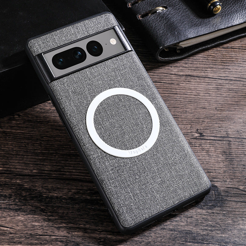 Applicable à l'étui Google Leather Phone Case PIXEL Série Protection tout compris C