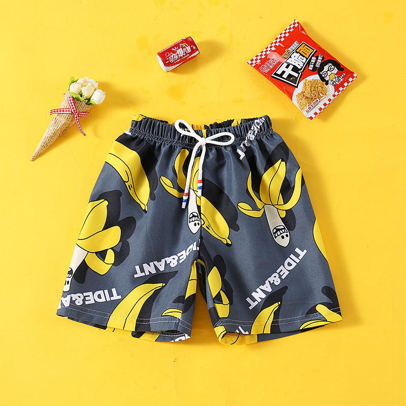 Shorts Beach Trunks Casual Loose Outer Wear Big Panties Cartoon Fashionable Cinquième Pantalon