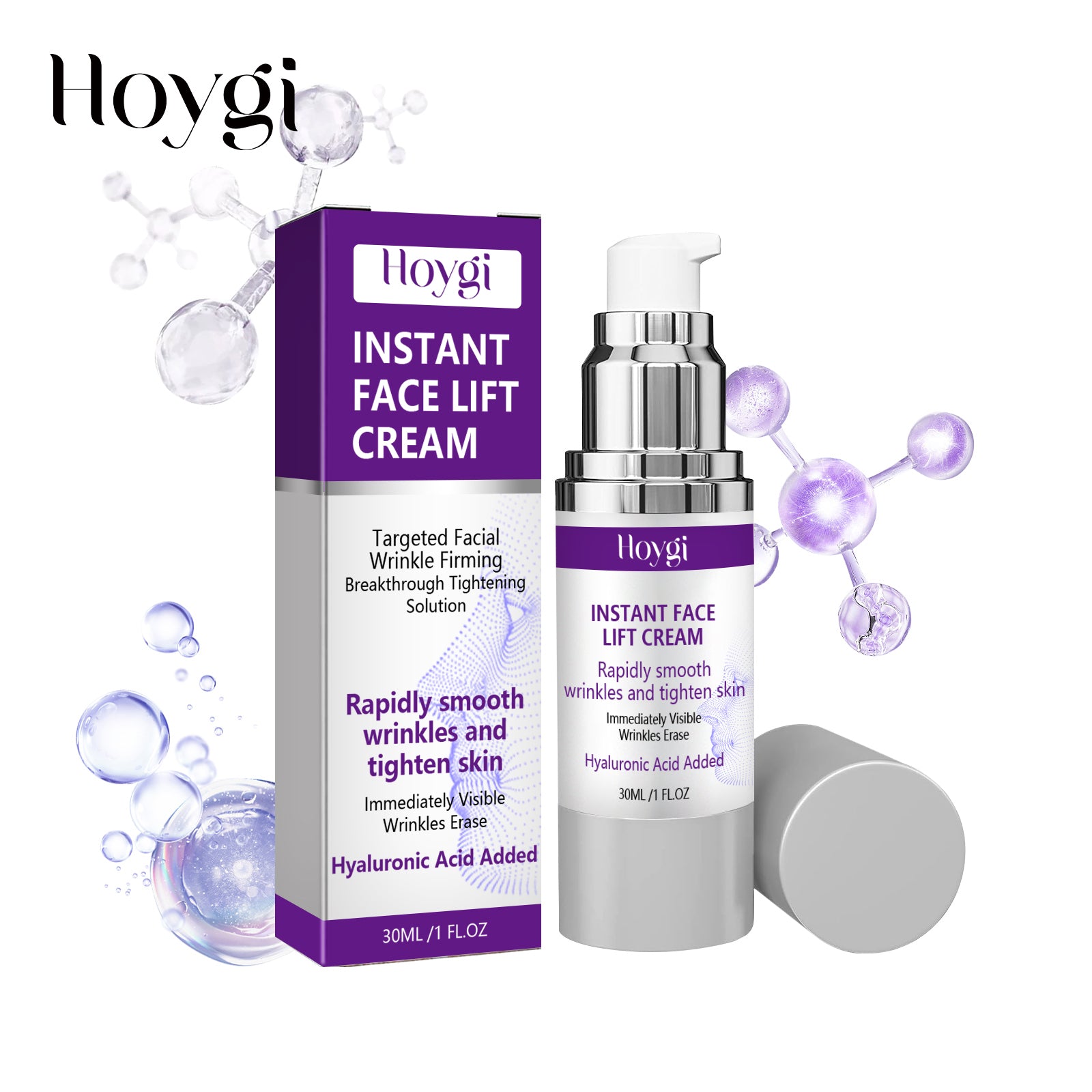 Soulevez et serrez la crème faciale 30ml-boîte