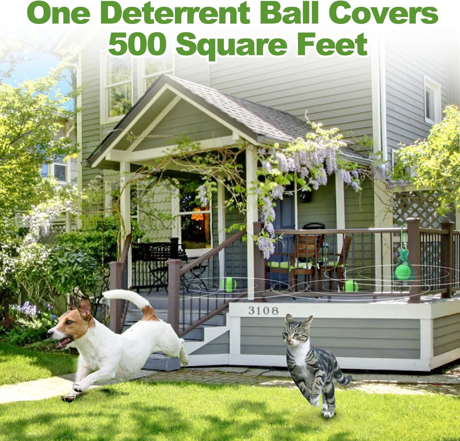 12 Pack Cat Repellent Outdoor