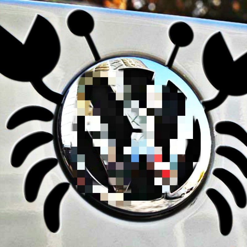 Funny 3D auto auto Sticker PVC flexible en plastique