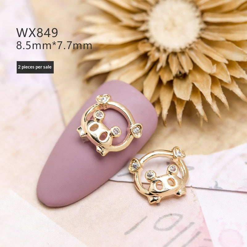 Outils d'art à ongles et accessoires à ongles à thème zodiac