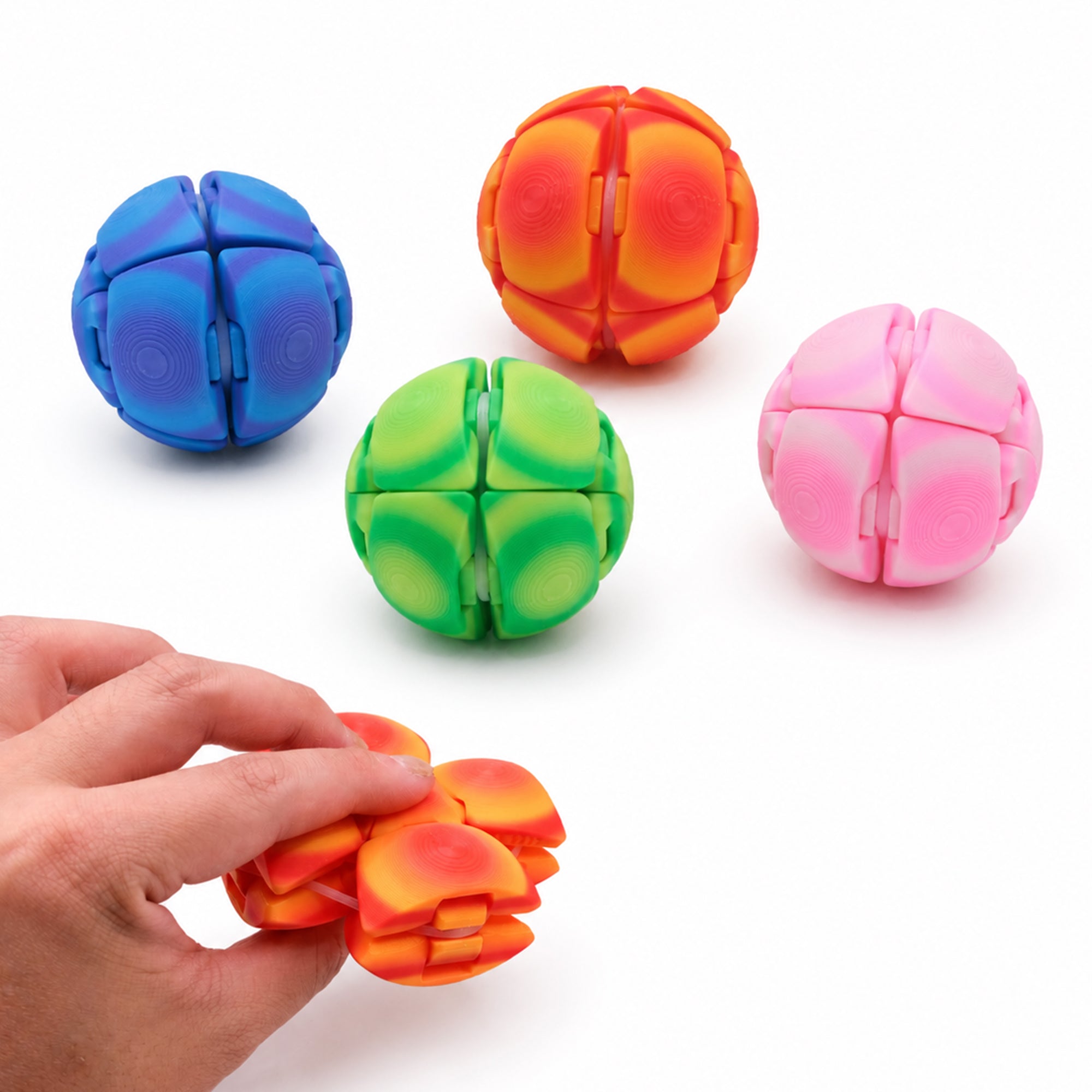 4 Pack Grandes boules de Sphère Fidget