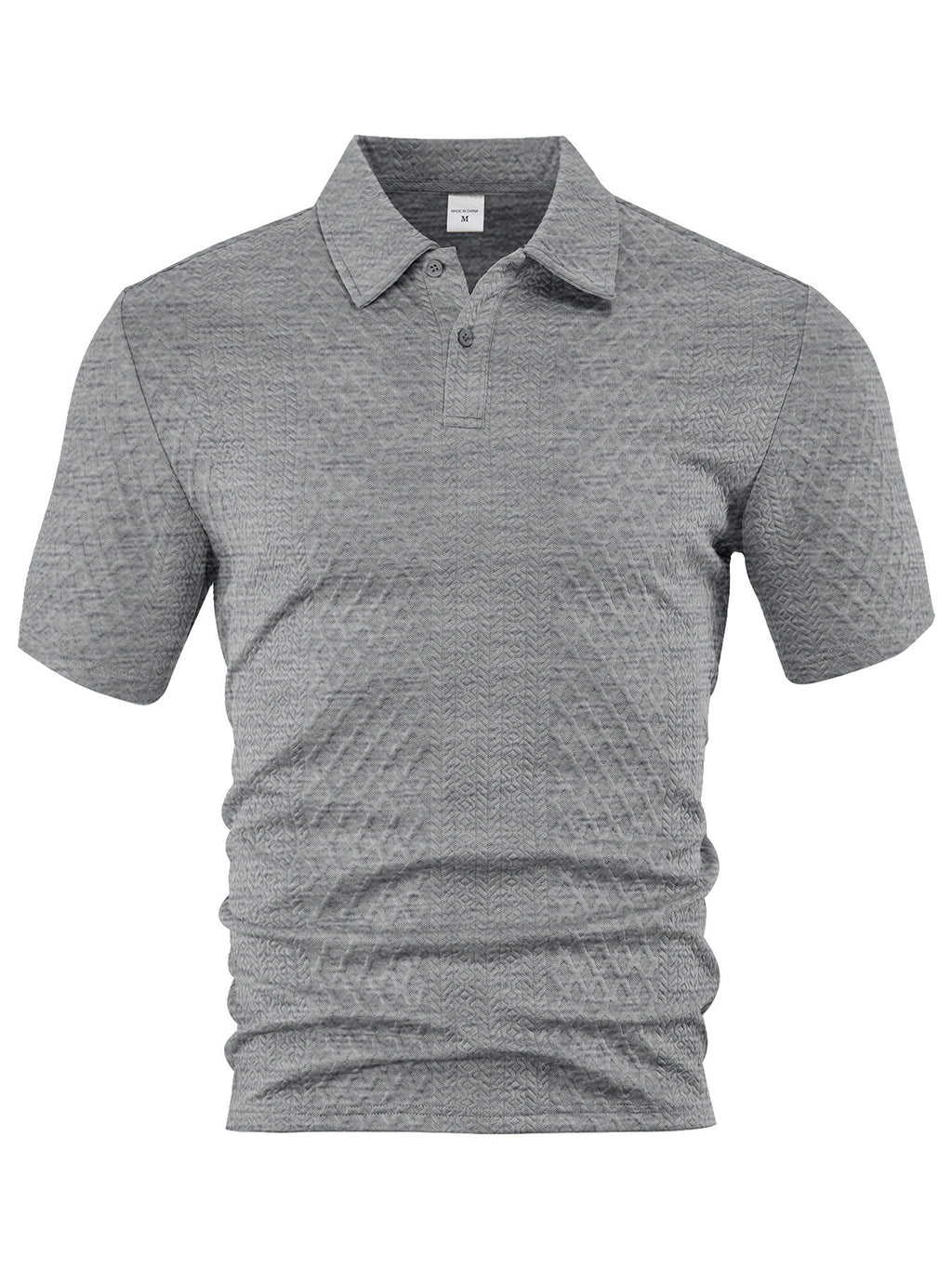 European And American Men's Summer Thin Loose Respirant Casual Solid Color Jacquard Lel S