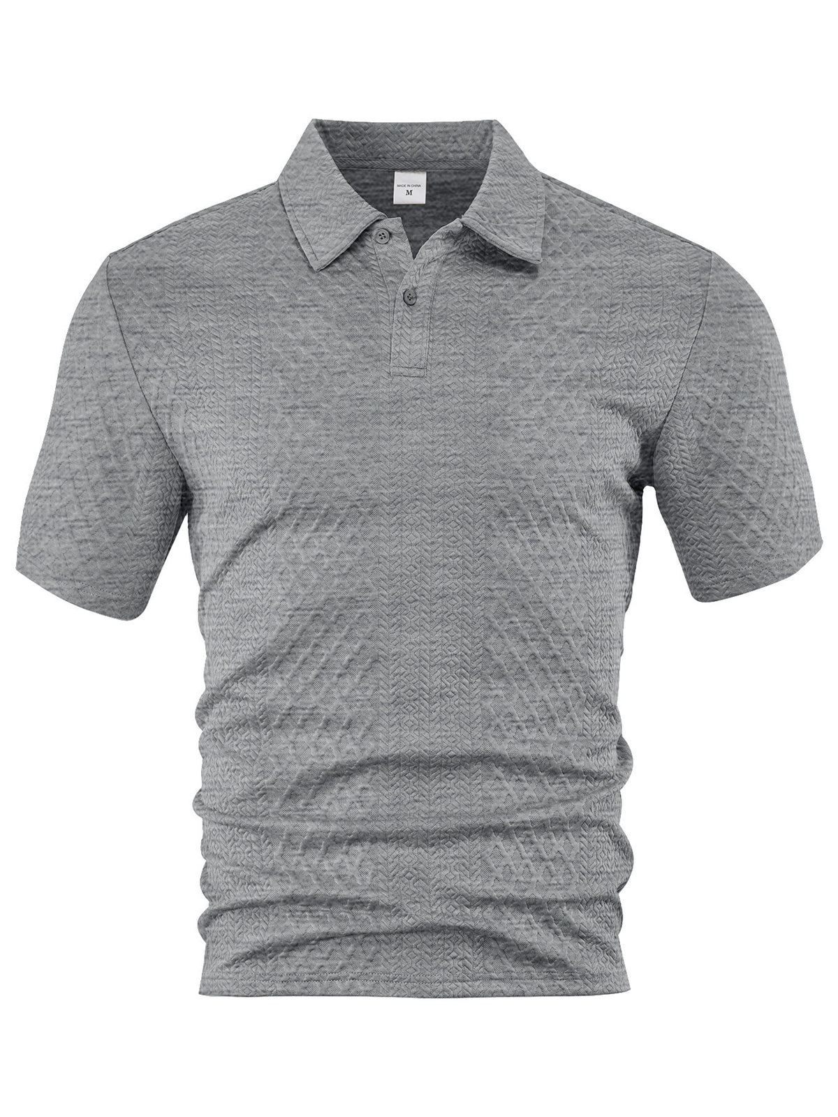 European And American Men's Summer Thin Loose Respirant Casual Solid Color Jacquard Lel S