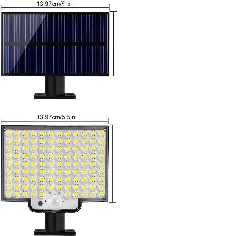 1PC 106LED Split lumière solaire extérieure étanche avec mot