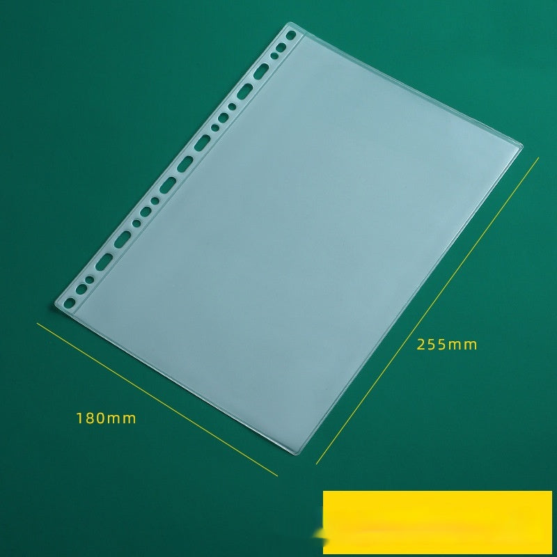 Sac transparent en PVC A5 A6 Sac à fermeture à glissière amovible Sac à fermeture à glissière amovible