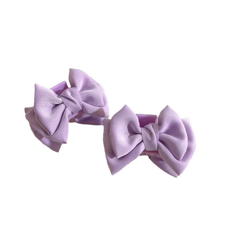 Sweet Satin Bow Accessoires de cheveux Grip petite taille