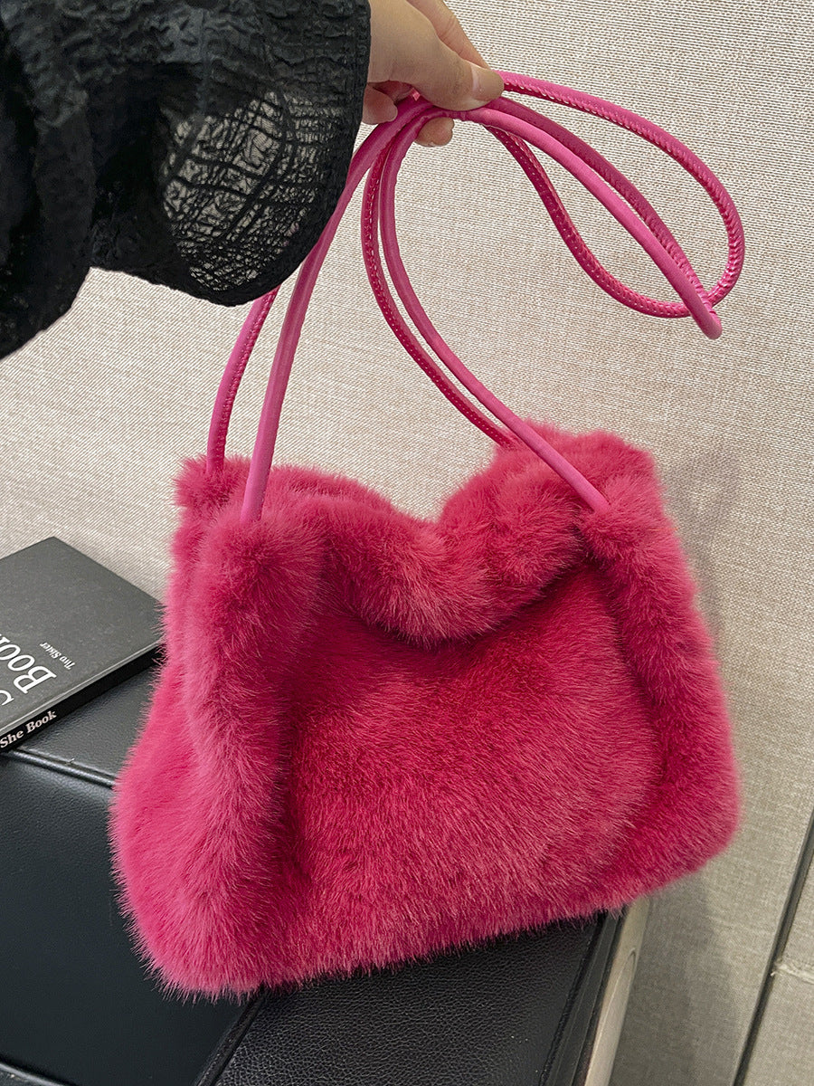 Sac en peluche Milan Mink pour l'automne Et l'hiver
