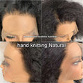 Afro Kinky Curly 80 Mélanger les cheveux humains Perruques Afro Kinky