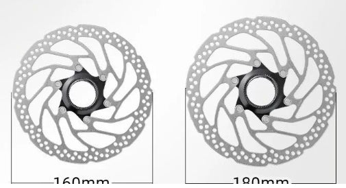 Verrouillage de taille moyenne Disque Mountain Bike Road Bike Central Lock Plaque de frein 160180 Disque