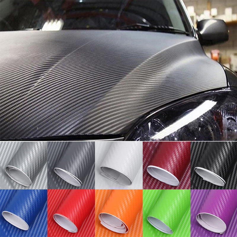 Stickers Fibre de carbone Stéréo 3D Corps de voiture intérieur et décoration extérieure Changer de décor