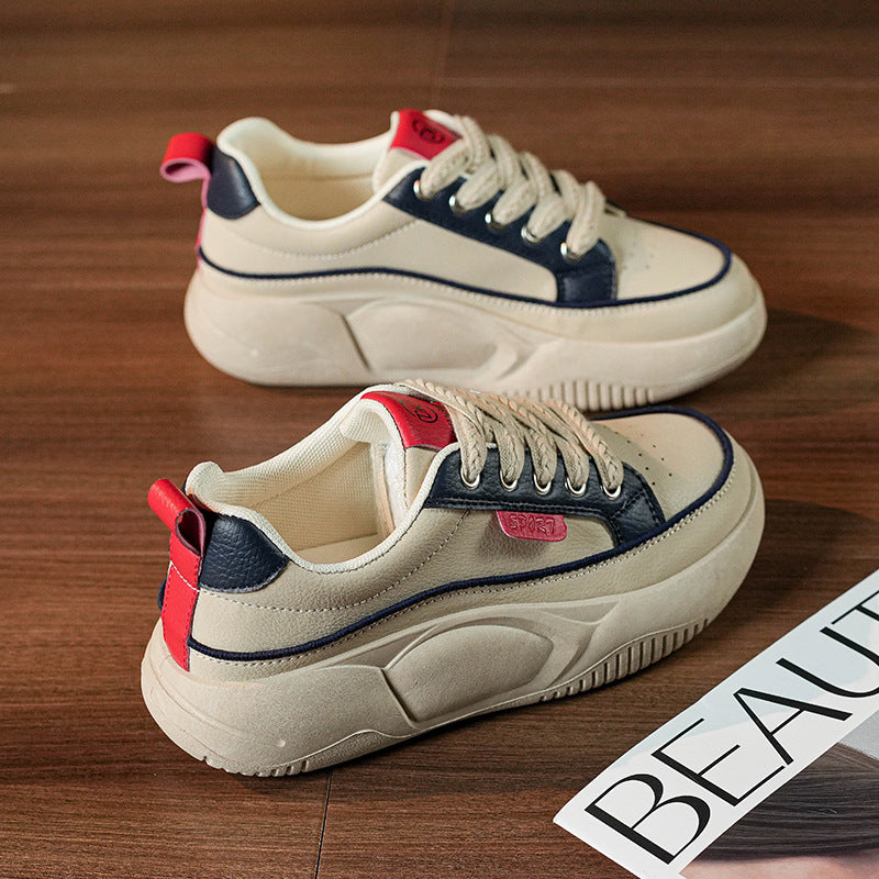 Femmes Polyvalent orteil rond Non-dérapant Chaussures papa