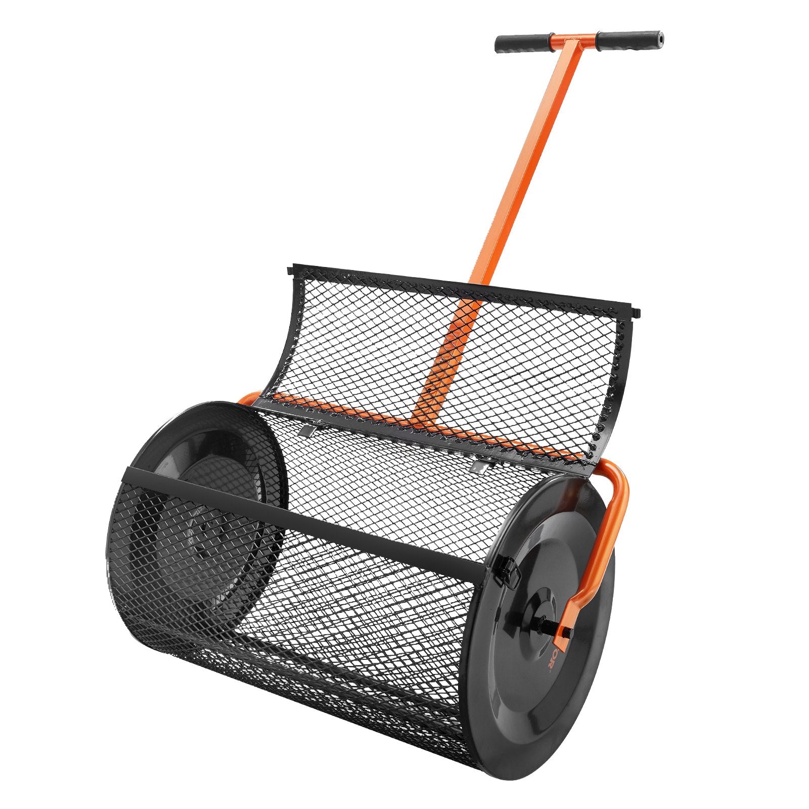VEVOR Compost Spreader Tourbe Moss Spreader 24 pouces large hauteur réglable pelouse & jardin Spr